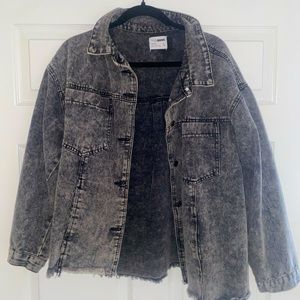 Distressed Denim Jacket